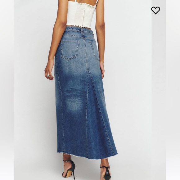 Reformation Tazz Maxi Denim Skirt - Picture 3 of 4